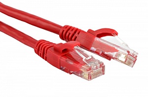 Патч-корд Hyperline PC-LPM-UTP-RJ45-RJ45-C5e-3M-LSZH-RD красный