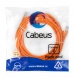 Патч-корд Cabeus PC-UTP-RJ45-Cat.6-5m-OR оранжевый