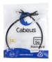 Патч-корд Cabeus PC-UTP-RJ45-Cat.5e-0.5m-BK  черный