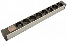 Hyperline SHZ19-8SH-S-IEC Блок розеток для 19