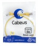 Патч-корд Cabeus PC-UTP-RJ45-Cat.5e-0.5m-YL желтый
