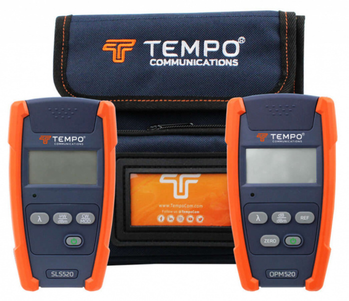 Комплект для тестирования оптоволокна Tempo TE-SM-DUAL-HP