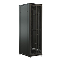 WRline WR-TT-2766-DD-RAL9004 Шкаф напольный 19-дюймовый, 27U, 600х600 мм, дверь перфорированная