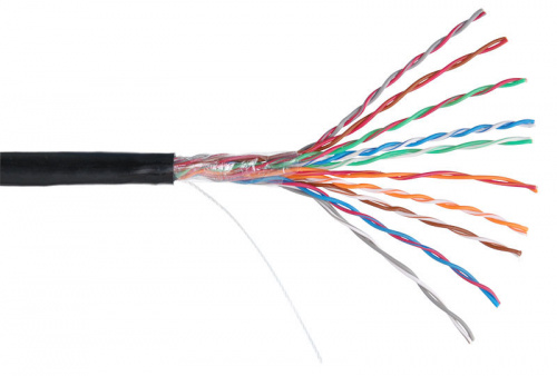 Кабель витая пара NETLAN EC-UU010-5-PE-BK-3