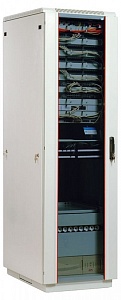 Шкаф напольный ЦМО 42U, ШТК-М-42.6.6-1ААА, дверь стекло