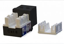 Модули Keystone Jack Hyperline KJ9-8P8C-C6-90-BK