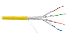 NIKOMAX NKL 4375C-YL Кабель NIKOLAN S/FTP 4 пары, Кат.7а (Класс Fа), тест по ISO/IEC, 1000МГц