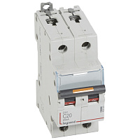 LEGRAND 409769 Авт.выкл.DX3 2П C20A 25кА