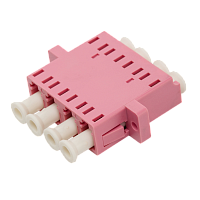 LANMASTER LAN-4LC/S-AM-OM4 Адаптер оптический LC, OM4 корпус SC дуплекс, квадро