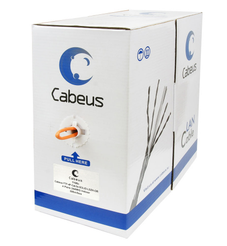 Кабель витая пара Cabeus FTP-4P-Cat.5e-SOLID-LSZH