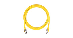 NIKOMAX NMC-PC4SI55B-030-C-YL Коммутационный шнур S/FTP 4 пары, Кат.8 (Класс I), 2000МГц, 2хRJ45/8P8