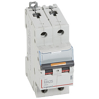 LEGRAND 409873 Авт.выкл.DX3 2П MA25A 25кА