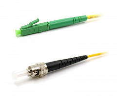 LANMASTER LAN-LC-ST/SAU-20 Патч-корд оптический, LSZH, симплексный, LC/APC-ST/UPC, SM OS2, 20 м