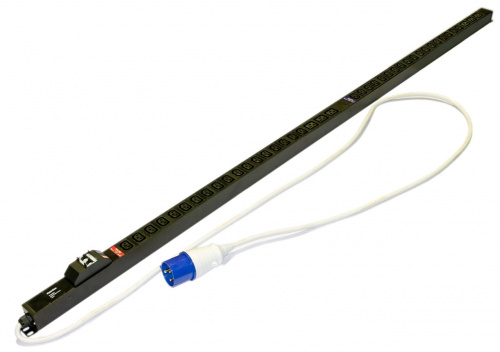 Блоки силовых розеток Hyperline SHE-36IEC-6BIEC-B-2.5PVB