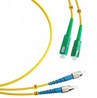 Патч-корды оптические Cabeus FOP(d)-9-SC/APC-FC/UPC-20m