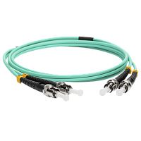 LANMASTER LAN-2ST-2ST/OM3-10 Патч-корд оптический, дуплексный, ST/PC-ST/PC, OM3, LSZH, 10 м