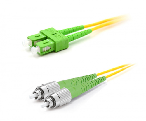 Патч-корды оптические Hyperline FC-D2-9-SC/AR-ST/AR-H-3M-LSZH-YL