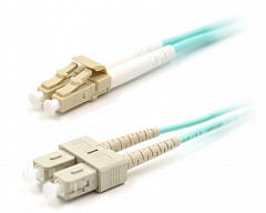 Hyperline FC-D2-503-LC/PR-SC/PR-H-30M-LSZH-AQ Патч-корд волоконно-оптический MM 50/125(OM3), LC-SC