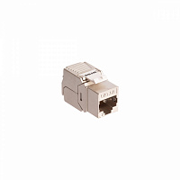 NTSS-KJ2-PM-FTP-RJ45-6A-180-TL-WT Розеточный модуль PREMIUM Keystone RJ45 FTP CAT6A