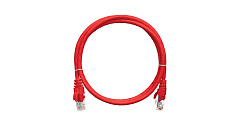 NIKOMAX NMC-PC4UD55B-030-C-RD Коммутационный шнур U/UTP 4 пары, Кат.5е (Класс D), 100МГц, 2хRJ45/8P8