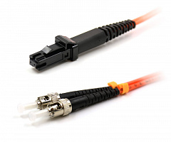 Hyperline FC-D2-50-MTRJF/PR-ST/PR-H-2M-LSZH-OR Патч-корд волоконно-оптический MM 50/125, ST-MTRJ