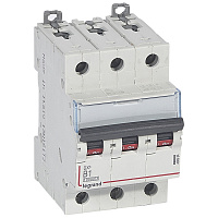 LEGRAND 408984 Авт.выкл.DX3 3П B1A 10kA/16kA