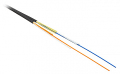TELCORD FK-DX-503-3.0-LSZH-BK Оптический кабель duplex, MM 50/125 (OM3), 3.0мм, LSZH, черный