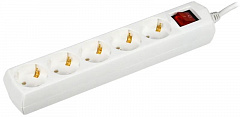 IEK WYP10-10-05-05-ZK-G Удлинитель У05В 5 мест 2P+PE/5м 3х1мм2 10А/250В GENERICA