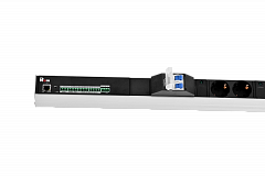 Rem R-MC1-32-4x2S-2x3C13-2x2C19-A-1820-K Упр. верт. блок розеток с монит. Rem-MC1