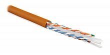 Кабель витая пара Hyperline UUTP4-C6-S23-IN-LSZH-OR-305