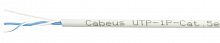 Кабель витая пара Cabeus UTP-1P-Cat.5e-SOLID-LSZH-GY-500