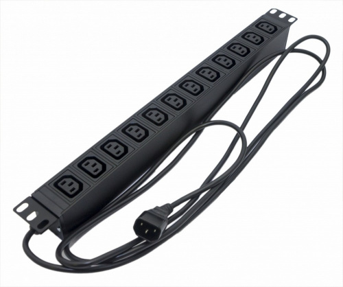 Блоки силовых розеток Hyperline SHE19-12IEC-2.5IEC