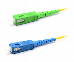 Cabeus FOP(s)-9-SC/APC-SC/UPC-3m Шнур оптический simplex SC/APC-SC/UPC 9/125 sm 3м LSZH