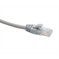 Datarex DR-181003 Коммутационный шнур U/UTP категория 5e LSZH нг(А)-HF 0,3 м, серый
