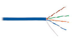 NIKOMAX NMC 9100C-BL Кабель U/UTP 4 пары, Кат.5e (Класс D), тест по ISO/IEC, 100МГц, одножильный