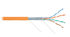 NIKOLAN NKL 2200C-OR Кабель F/UTP 4 пары, Кат.5e (Класс D), тест по ISO/IEC, 100МГц, одножильный