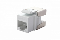 Eurolan 16B-UA-03WT Модуль UTP категории 6A Keystone, 180 градусов, максимальная ширина 16.9 мм, цве