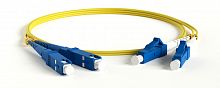 Патч-корды оптические TELCORD ШОС-2x3.0-2LC/U-2SC/U-SM-1м-LSZH-YL