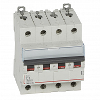 LEGRAND 407920 Авт.выкл.DX3 4П С1A 6000/10kA
