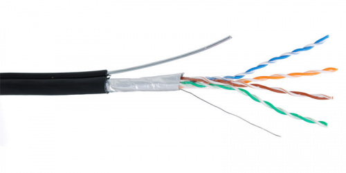 Кабель витая пара NETLAN EC-UF004-5E-PE-SW-BK