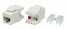 Модули Keystone Jack Hyperline KJ8-8P8C-C6-180-WH