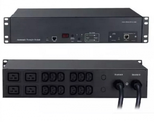 Блоки силовых розеток Hyperline ATS-R-228H1622-Intelligent