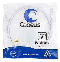 Патч-корды Cabeus PC-UTP-RJ45-Cat.6-2m-WH