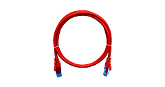 NIKOMAX NMC-PC4UE55B-001-C-RD Коммутационный шнур U/UTP 4 пары, Кат.6 (Класс E), 250МГц, 2хRJ45/8P8C