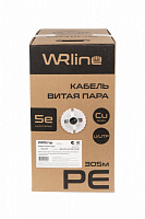 WRline WR-UTP-4P-C5E-PE-BK Кабель витая пара, неэкранированный U/UTP, категория 5e, 4 пары (0,50 мм)