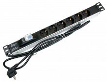 Блоки силовых розеток Cabeus PDU-6P-B-2EU