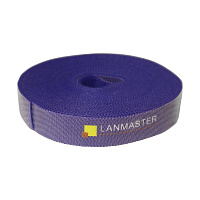 LANMASTER LAN-VCM5M-BL Хомут-липучка шириной 20 мм, 5 м, синий