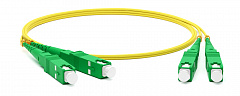 TWT TWT-2SC-2SC/SA-15 Патч-корд оптический, PVC, дуплексный, SC/APC-SC/APC, SM OS2, 15 м