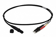 Hyperline FC-D2-50-LC/PR-MTRJM/PR-H-1M-LSZH-BK Патч-корд волоконно-оптический MM 50/125, MTRJ-LC