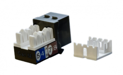Модули Keystone Jack Hyperline KJ9-8P8C-C5e-90-BK